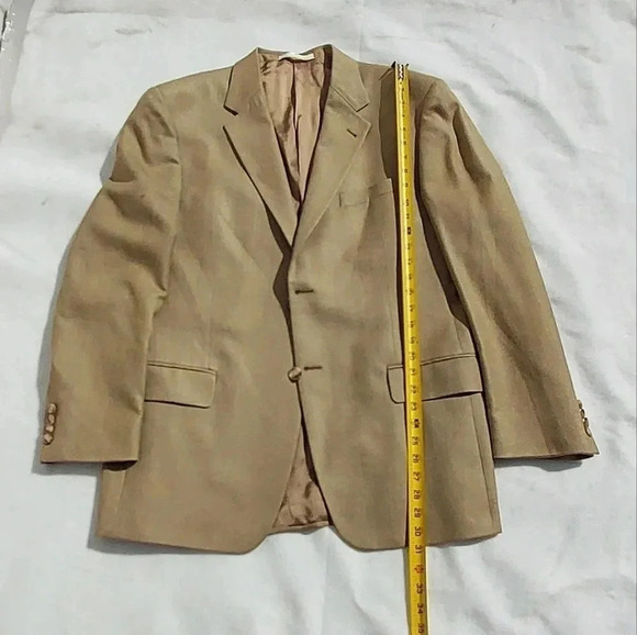 Joseph Abboud Mens Suit Jacket Lihht Brown 41R - Picture 7 of 9